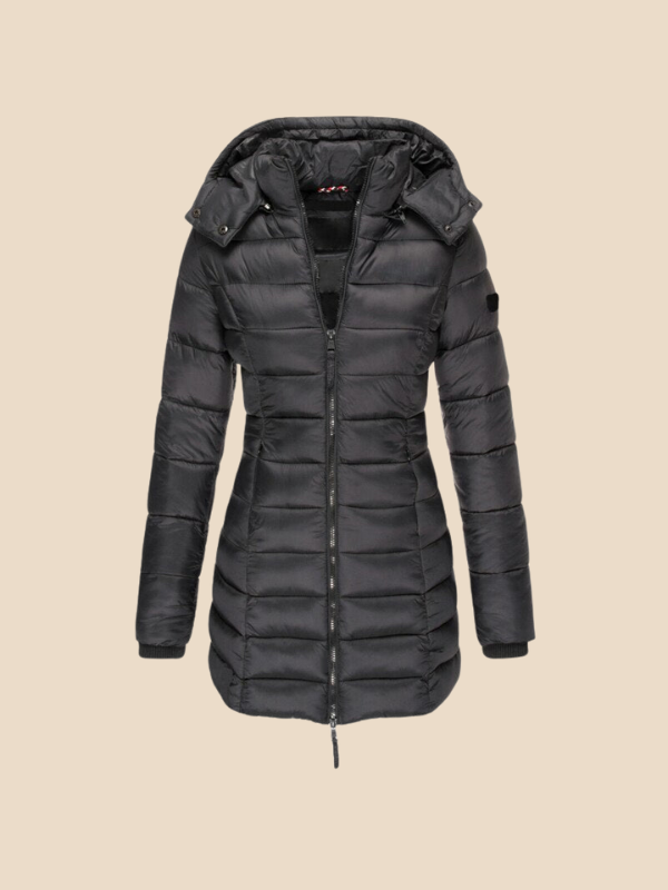 Miriam - Damen Steppjacke mit Kapuze und Reißverschluss
