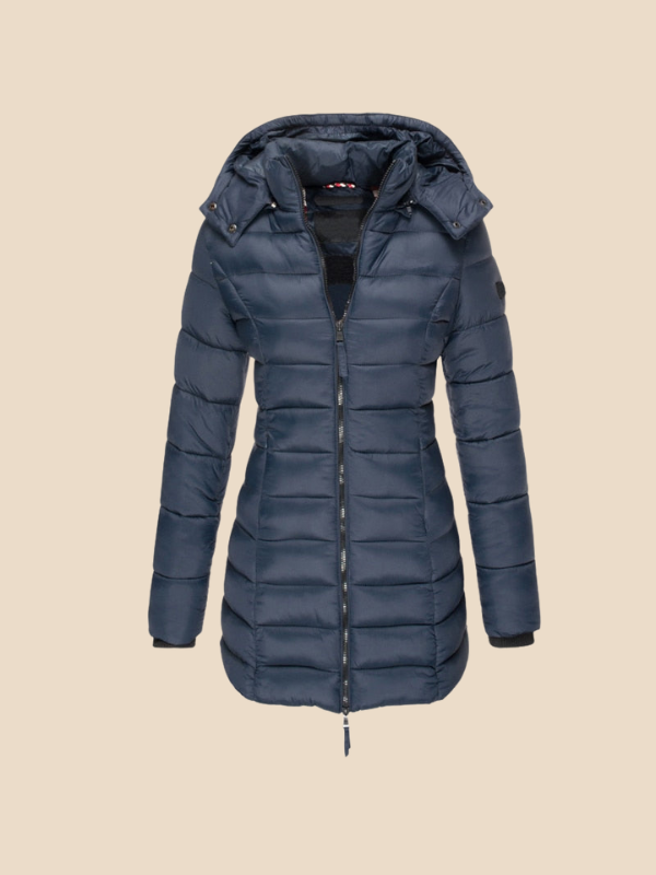 Miriam - Damen Steppjacke mit Kapuze und Reißverschluss