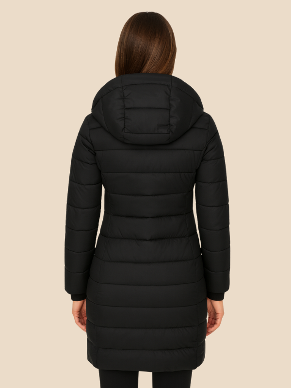 Miriam - Damen Steppjacke mit Kapuze und Reißverschluss
