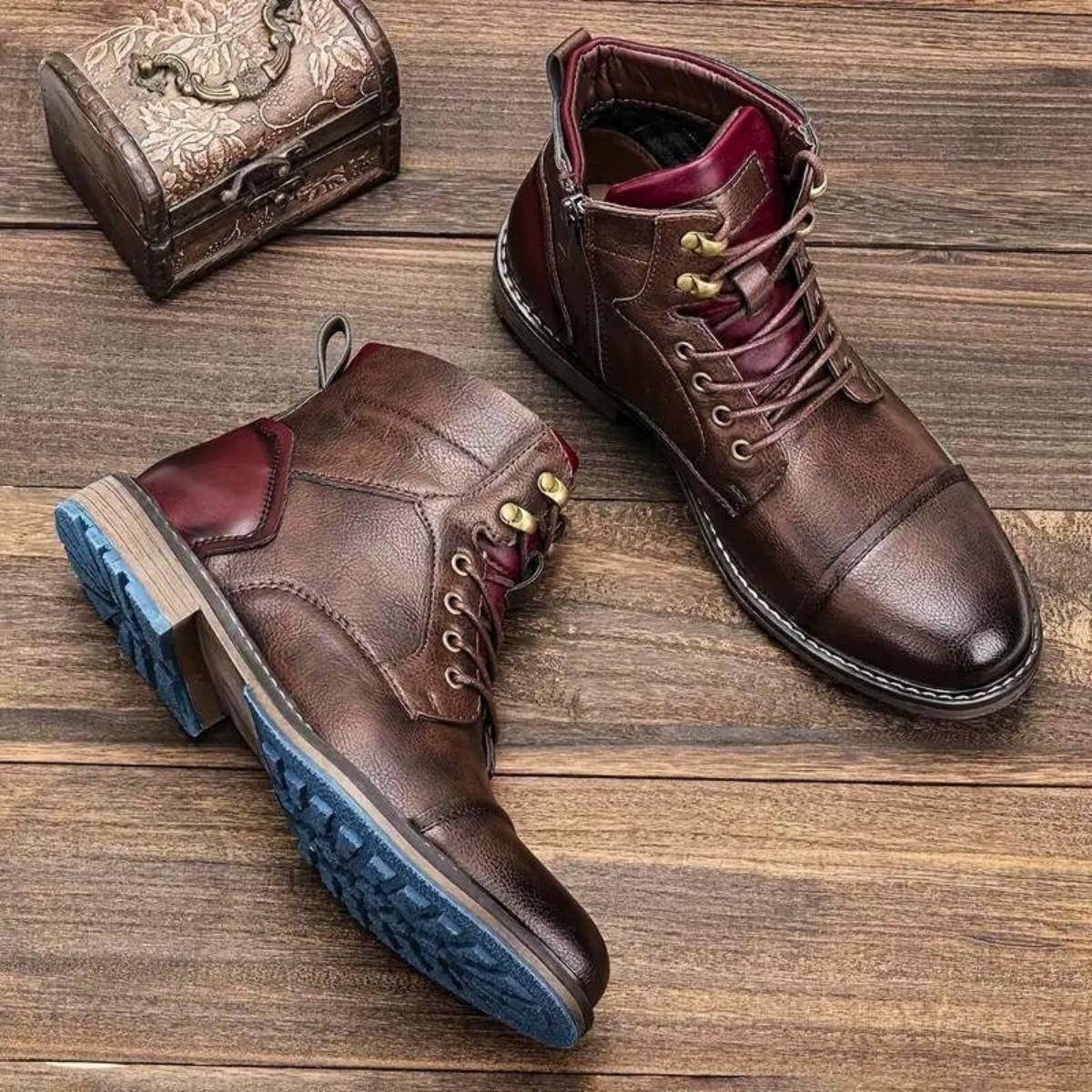 Tobias – Stilvolle Lederstiefel für Herren