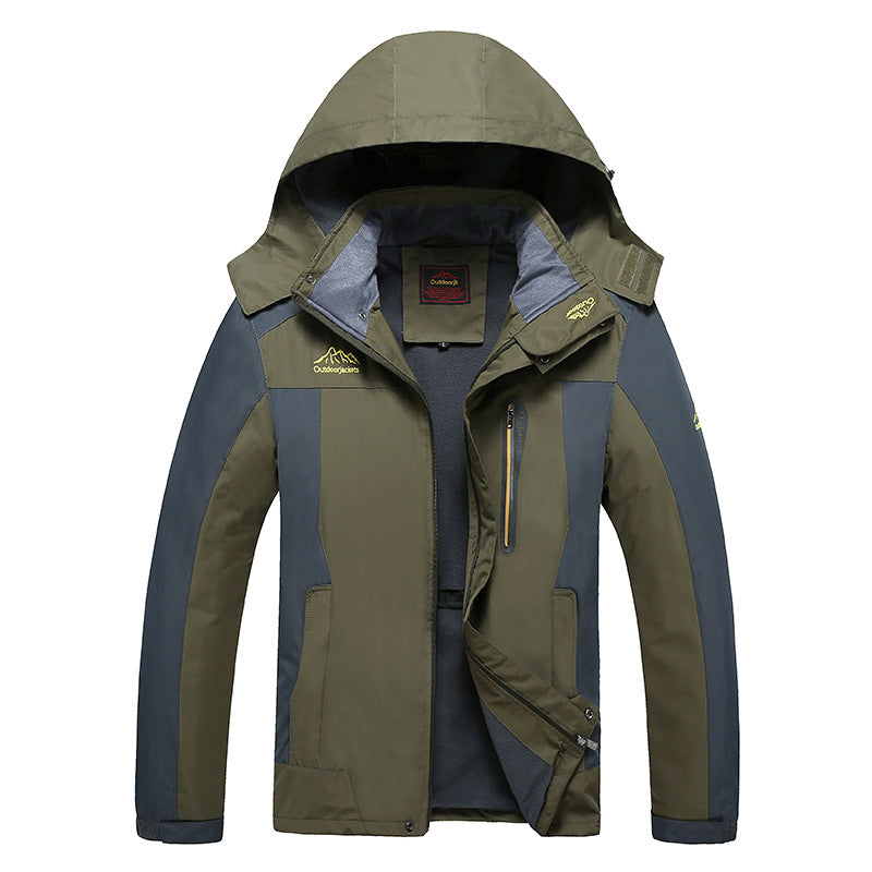 Herren Jacke mit Kapuze - Wasserabweisend und winddicht - J&B - 3 - Annoboutique