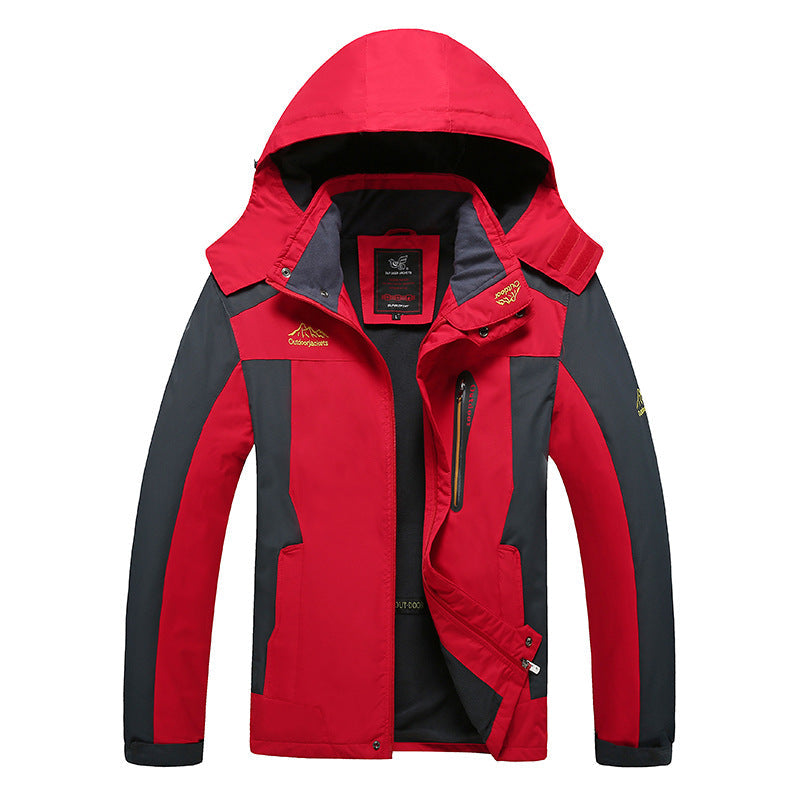 Herren Jacke mit Kapuze - Wasserabweisend und winddicht - J&B - 1 - Annoboutique