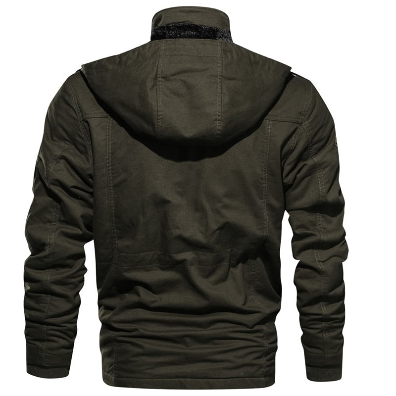 Lorenzo - Herren Winterjacke mit Fleece-Innenfutter