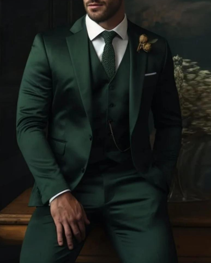 Felix – Herren Dreiteiliger Anzug mit Weste