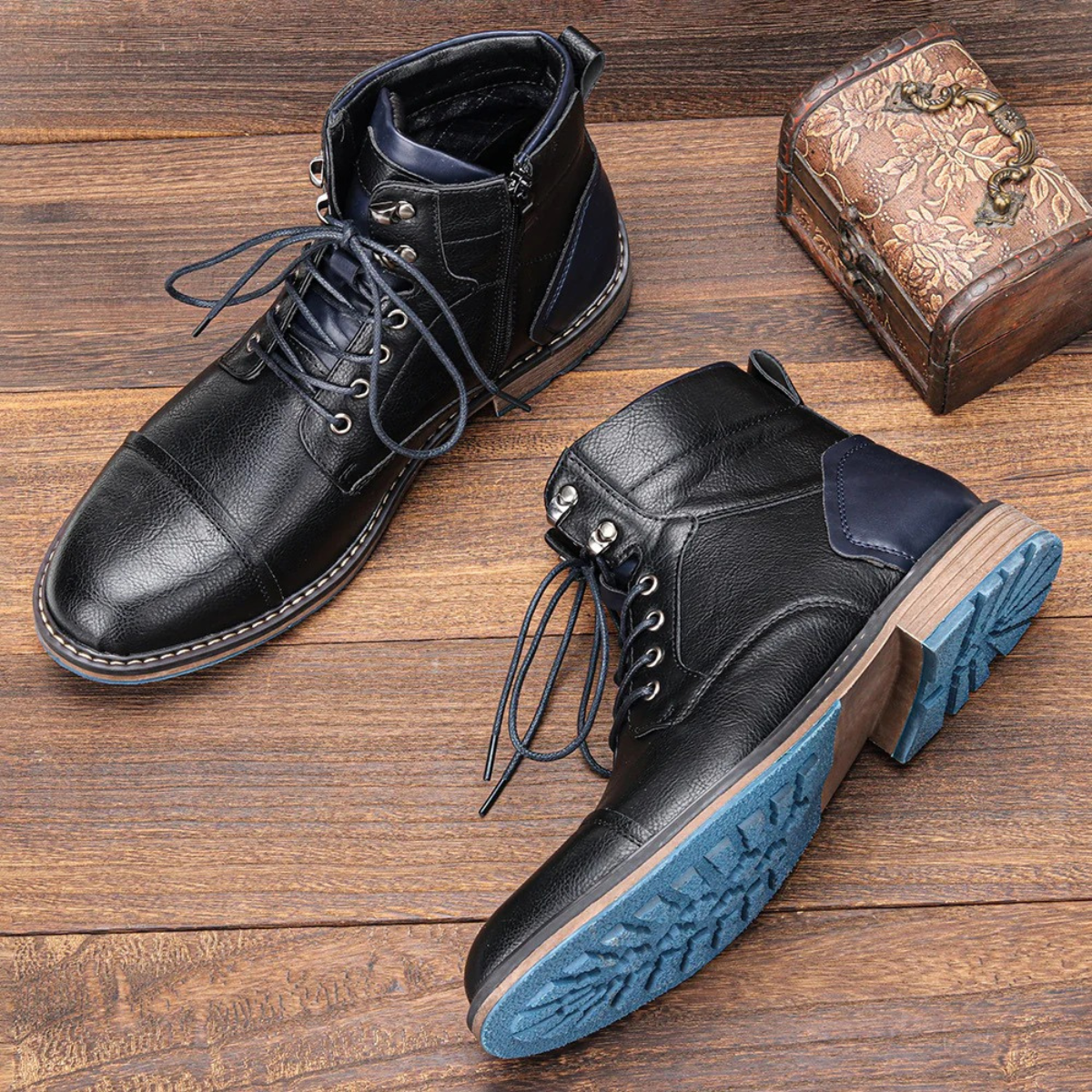 Tobias – Stilvolle Lederstiefel für Herren