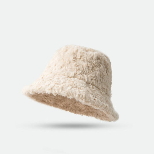 Mila – Flauschiger Winter-Bucket Hat für Damen