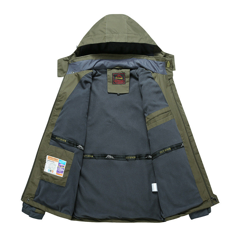 Herren Jacke mit Kapuze - Wasserabweisend und winddicht - J&B - 7 - Annoboutique