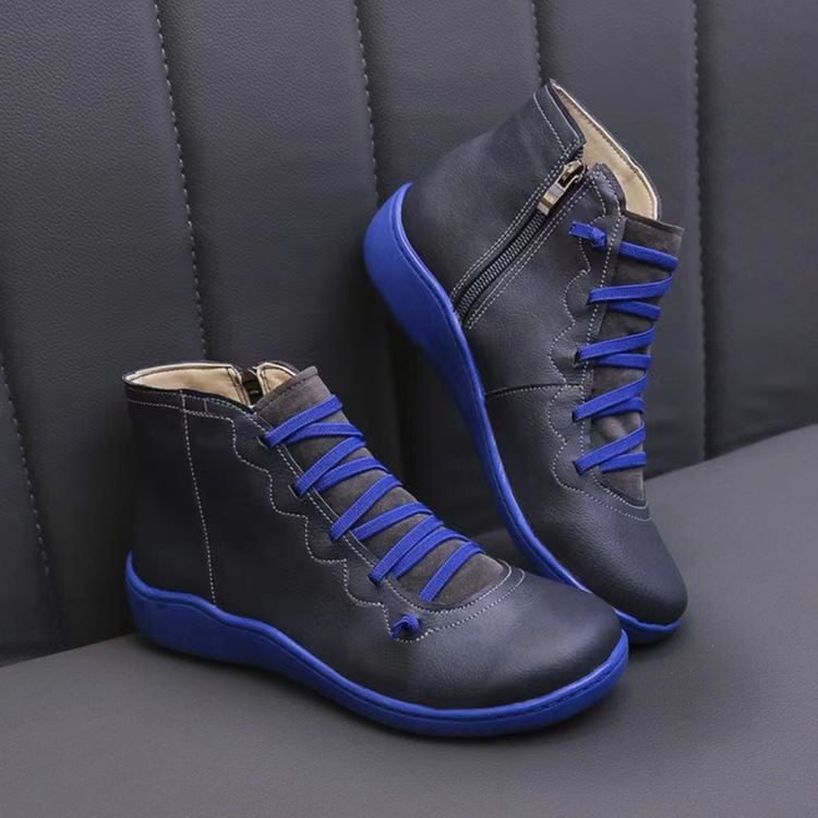 Carlos – Urbaner Schnürstiefel mit seitlichem Reißverschluss Unisex