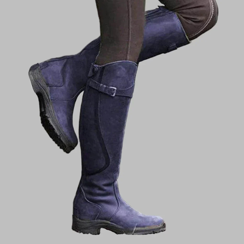 Grace – Klassische Kniehohe Damen Lederstiefel