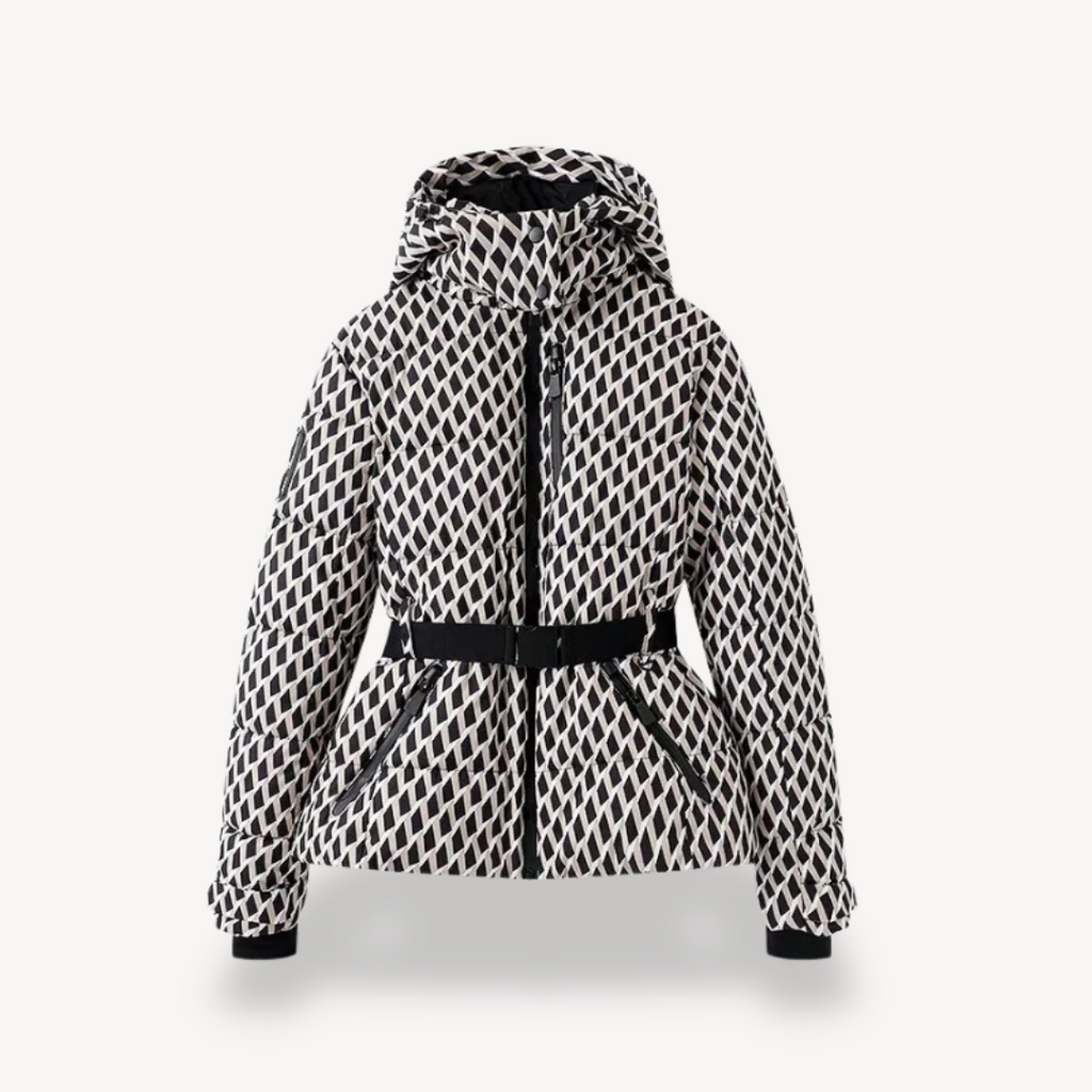 Sophie – Taillierte Steppjacke mit Gürtel für Damen