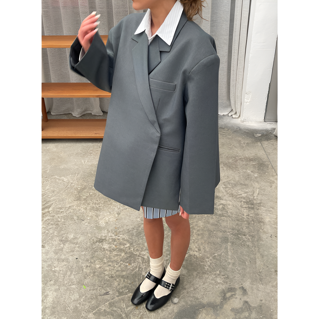 Lucía - Damen Oversize-Blazer mit klassischem Revers