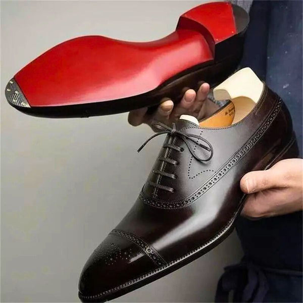 Oxford Royal Brogue Shoes Wedding Chique - Solorfit