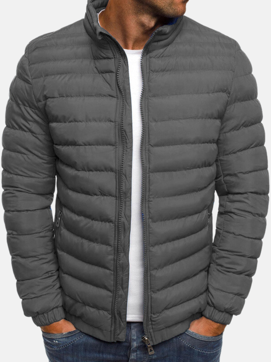 Timon – Herren Steppjacke mit Reißverschluss und modernem Schnitt