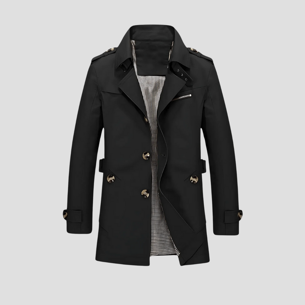 Hugo – Moderner Herren-Trenchcoat im klassischen City-Look