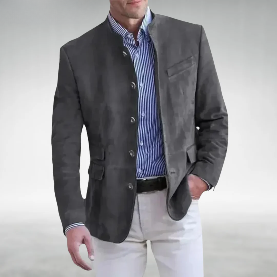 Blazer Damen mit Stehkragen und Slim Fit Schnitt - 3 - Annoboutique
