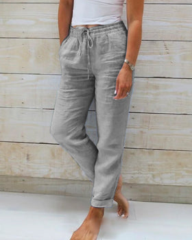 Hannah – Locker geschnittene Damenhose mit Kordelzug