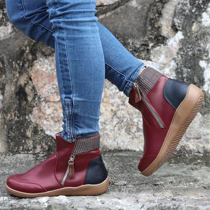 Marina – Komfortable Damen Stiefelette mit Reißverschluss