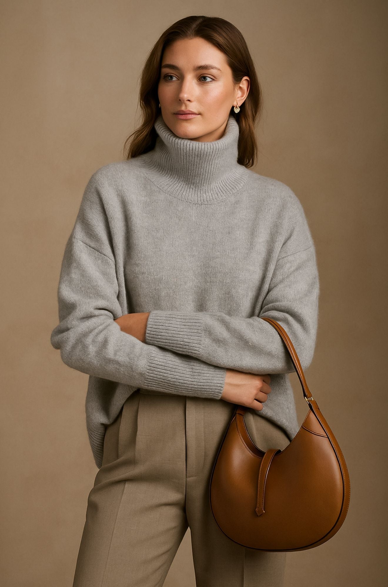 Anna – Warmer Rollkragenpullover im eleganten Winter-Look für Damen