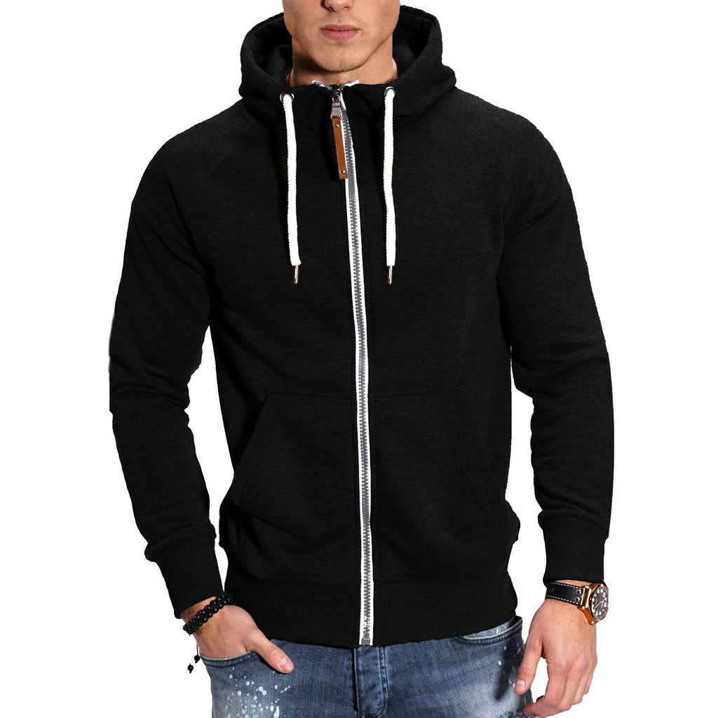 Liam – Sportliche Herren Zip-Hoodie mit Kapuze