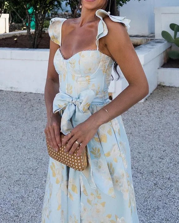 Valeria - Damen Sommerkleid mit Blumenmuster