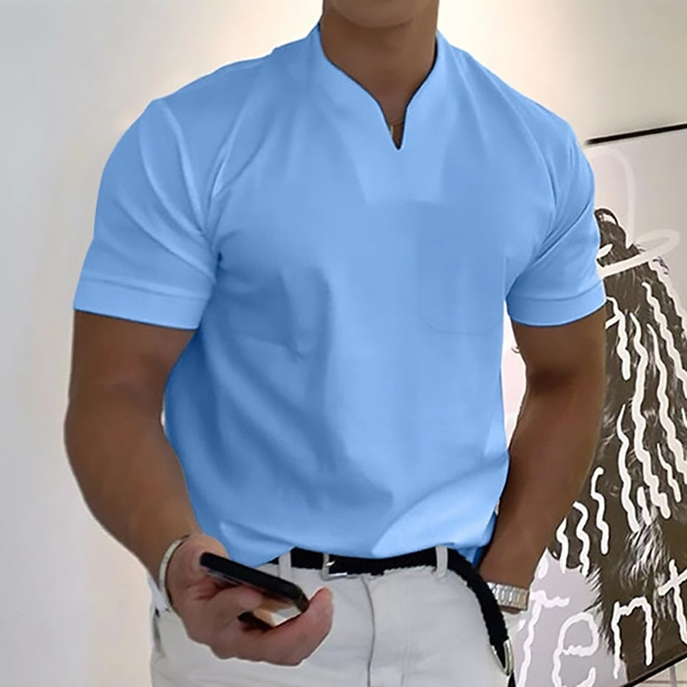 Patrick – Modernes Herren T-Shirt mit minimalistischem Ausschnitt - 8 - Annoboutique