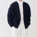 Marco - Herrenstrickjacke mit Reißverschluss und Taschen