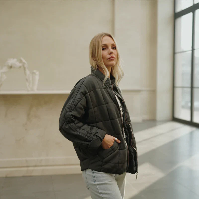 Kaja – Gestepptes Übergangsjacke Damen