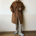 Ethan – Herren Wollmantel Oversize mit Knopfleiste