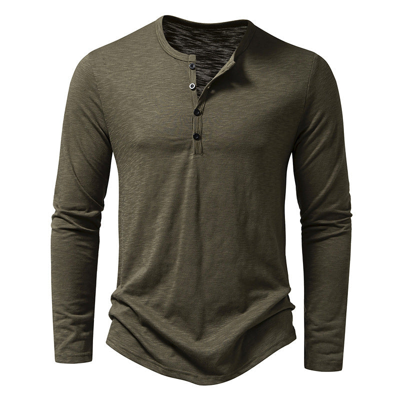 Samuel – Long Sleeve Button-Down Shirt - Image 1