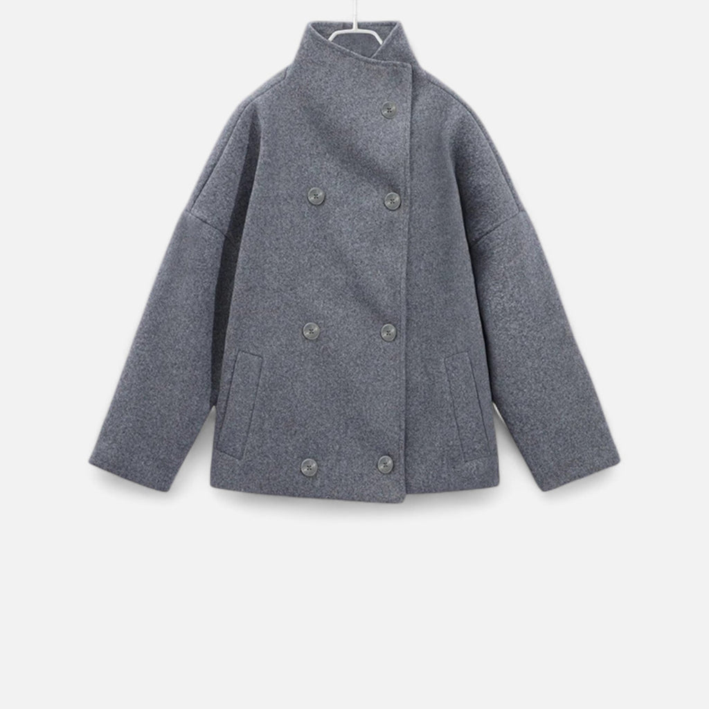María – Elegante Damen Kurzjacke mit modernem Stehkragen