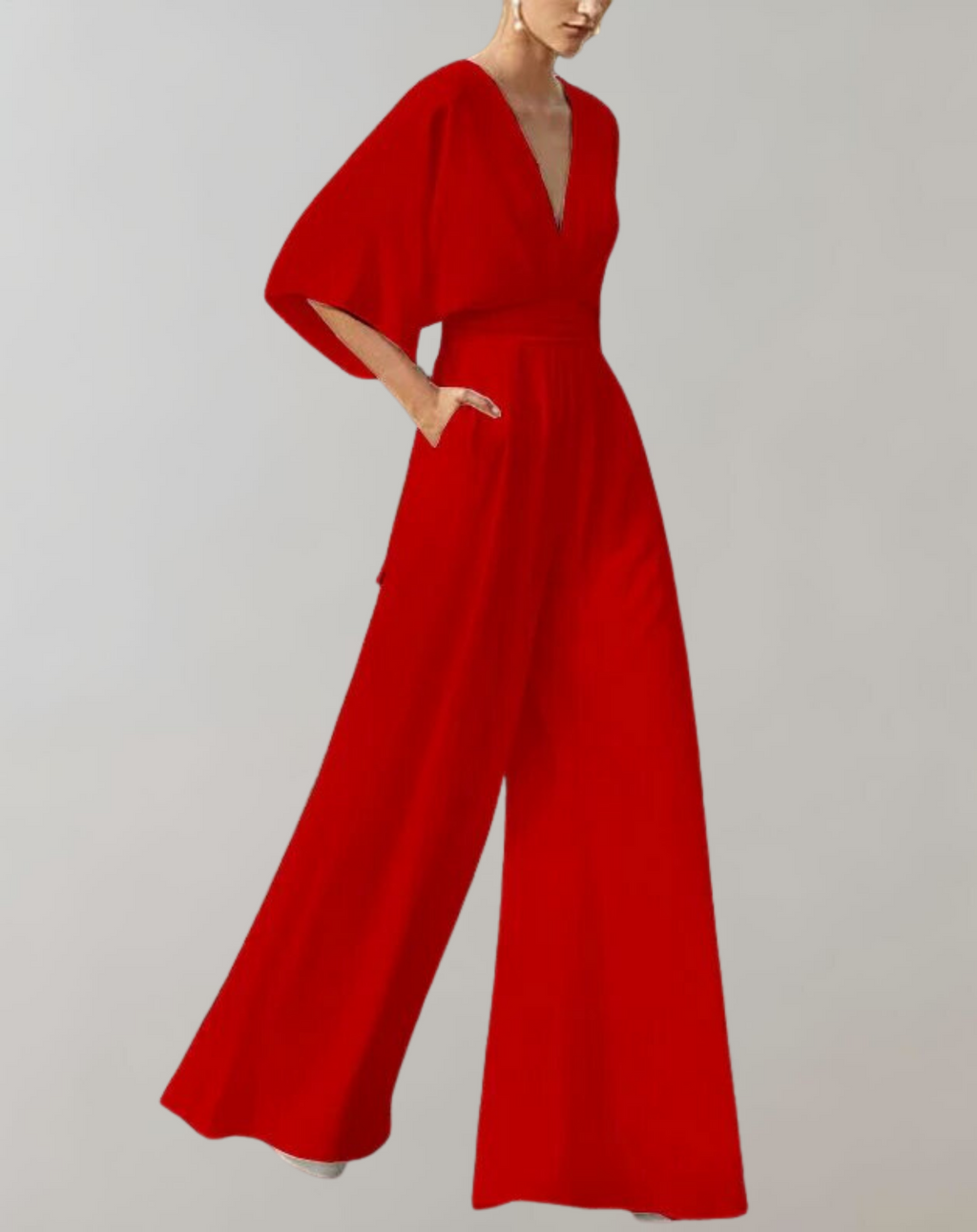 Ava – Eleganter Weitbein-Jumpsuit für Damen