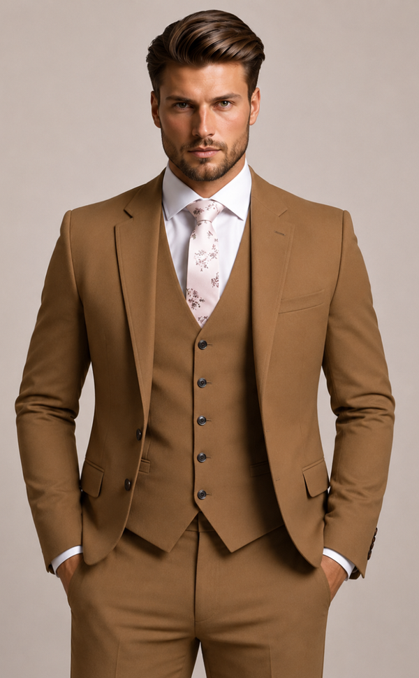 Hugo – Eleganter Herren Dreiteiler Anzug mit klassischem Revers