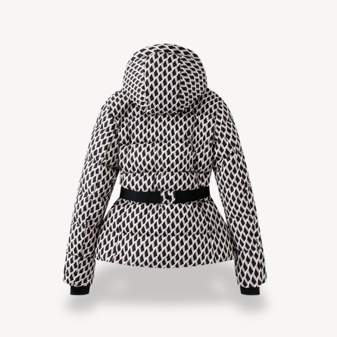 Sophie – Taillierte Steppjacke mit Gürtel für Damen