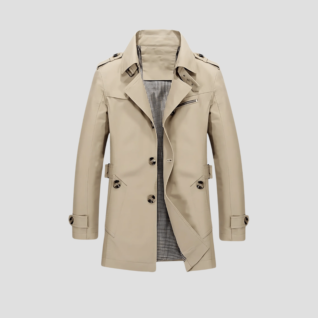 Hugo – Moderner Herren-Trenchcoat im klassischen City-Look