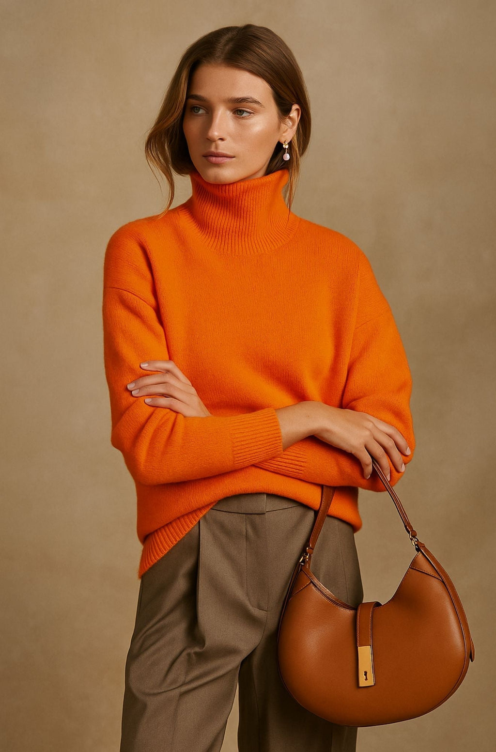 Anna – Warmer Rollkragenpullover im eleganten Winter-Look für Damen