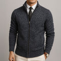 Henry – Elegante Feinstrick Herren Strickjacke mit Reißverschluss