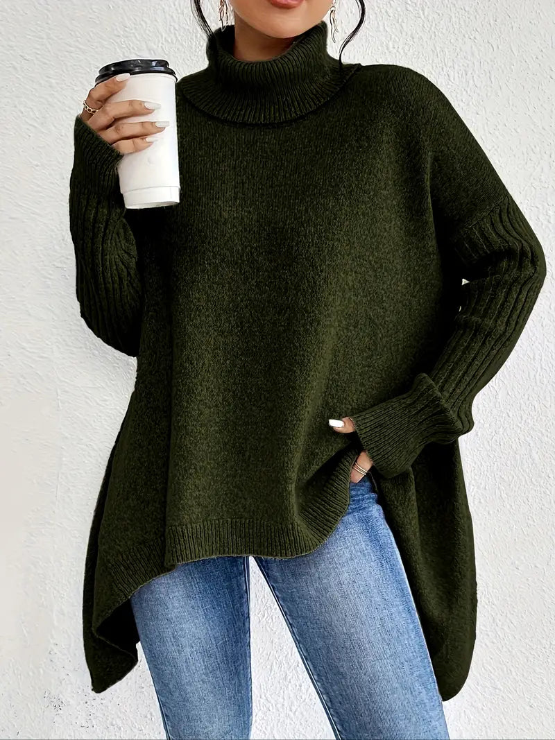 Sienna – Oversize-Rollkragenpullover für Damen