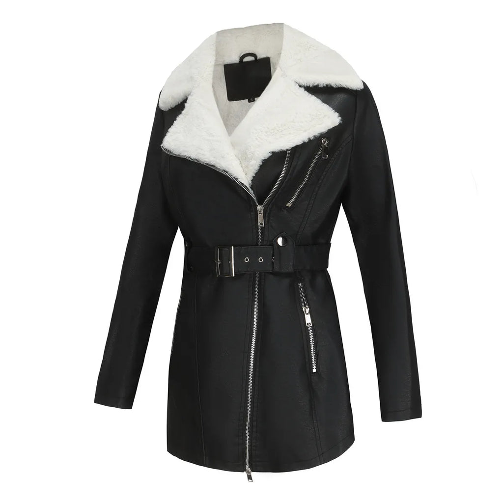 Alessia – Damen-Winterjacke aus Lammfell