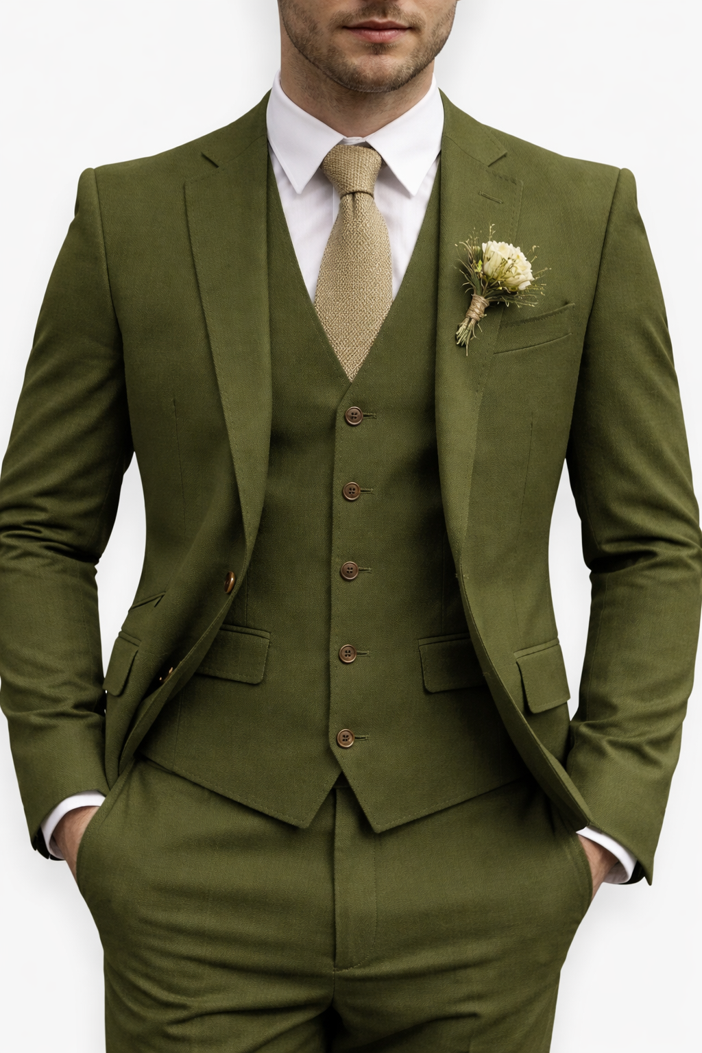 Felix – Herren Dreiteiliger Anzug mit Weste