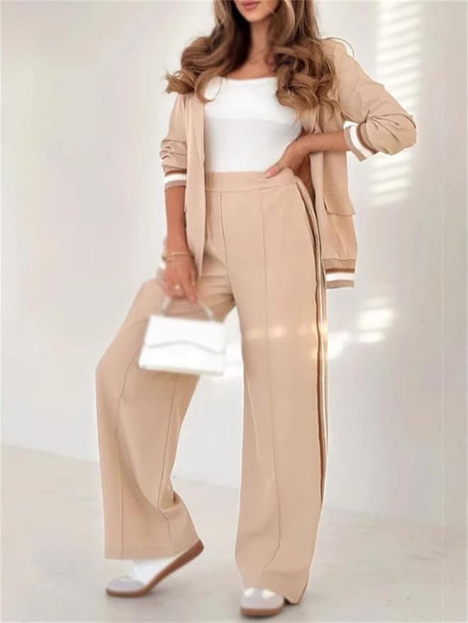Damen Blazer- und Hosen-Set mit sportlichem Stil - J&B - 11 - Annoboutique