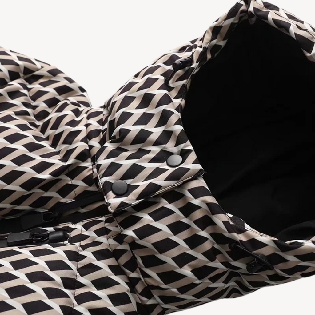 Sophie – Taillierte Steppjacke mit Gürtel für Damen