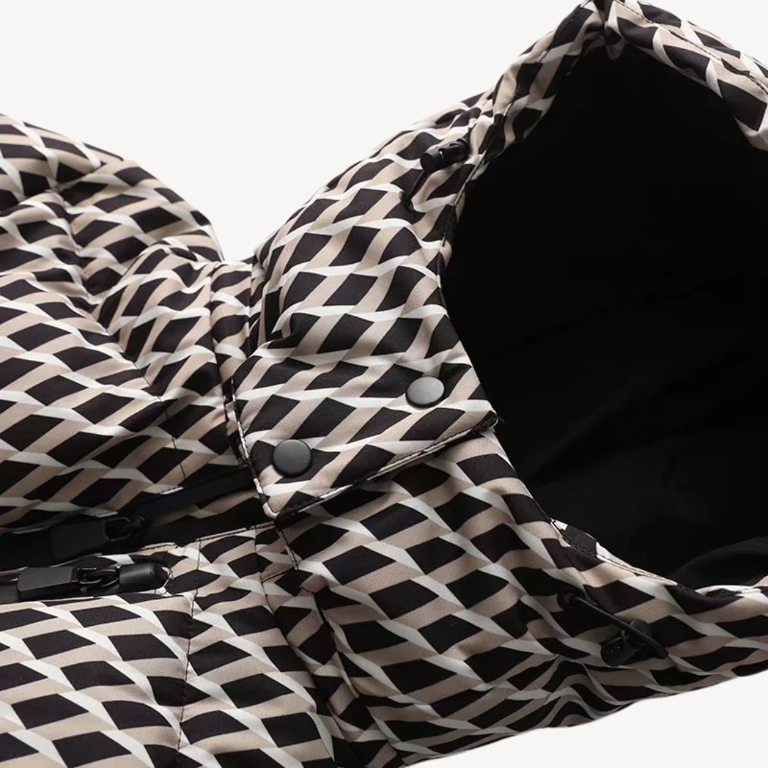 Sophie – Taillierte Steppjacke mit Gürtel für Damen