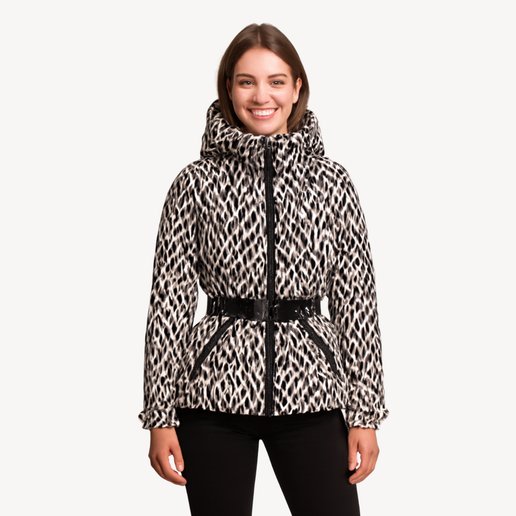 Sophie – Taillierte Steppjacke mit Gürtel für Damen