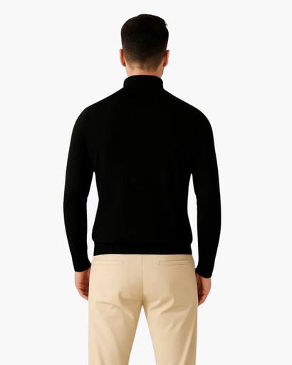 Henry – Moderner Feinstrick Herren Troyer Pullover