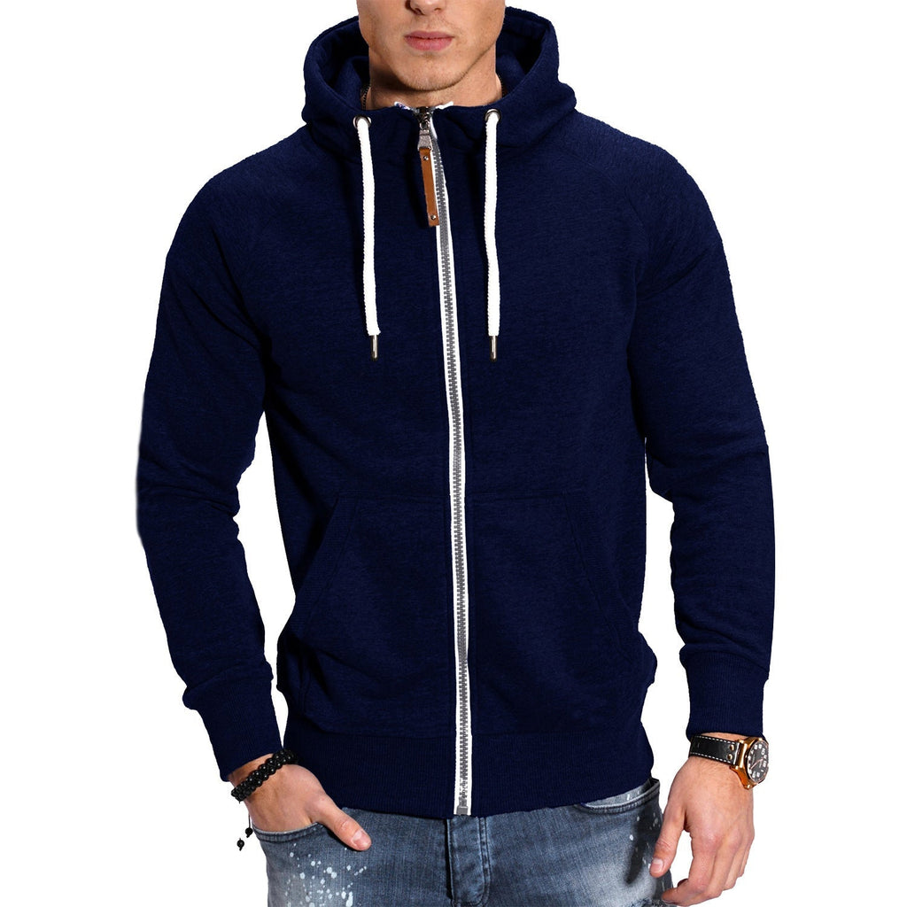 Liam – Sportliche Herren Zip-Hoodie mit Kapuze