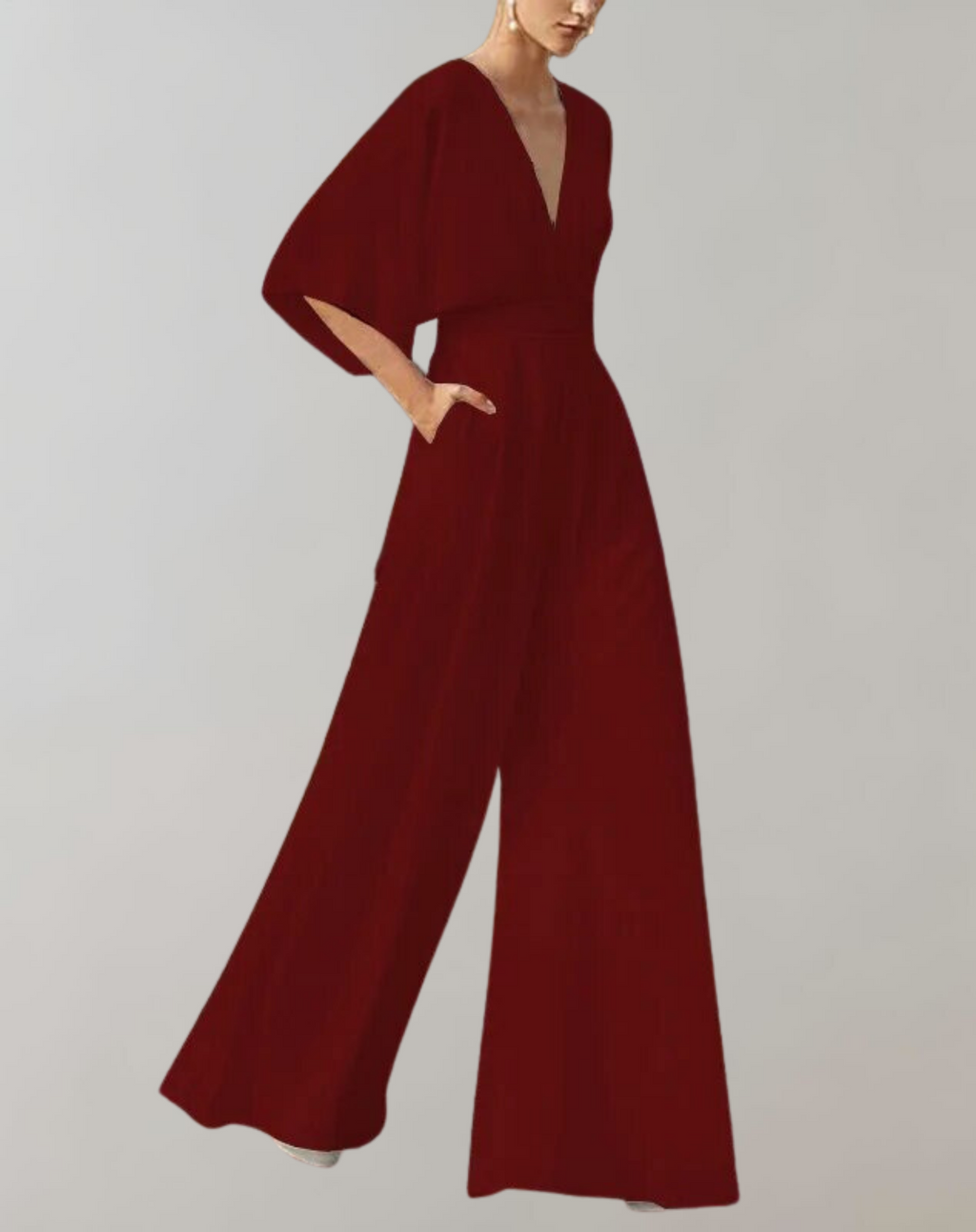Ava – Eleganter Weitbein-Jumpsuit für Damen