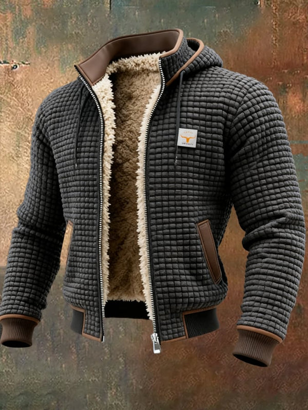 Liam – Gefütterte Stepp-Hoodie-Jacke für kernige Wärme & modernen Alltagskomfort