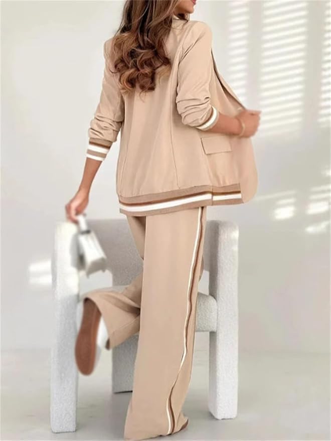 Damen Blazer- und Hosen-Set mit sportlichem Stil - J&B - 12 - Annoboutique