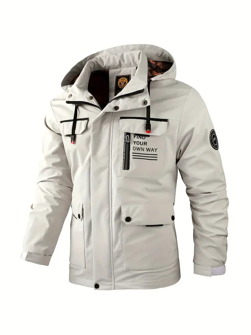 Logan – Robuster Gefütterter Herren Outdoor Parka mit Kapuze
