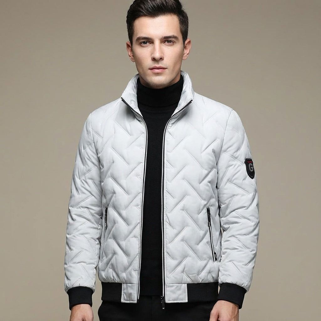 Cole – Gesteppte Übergangsjacke mit Stehkragen Herren